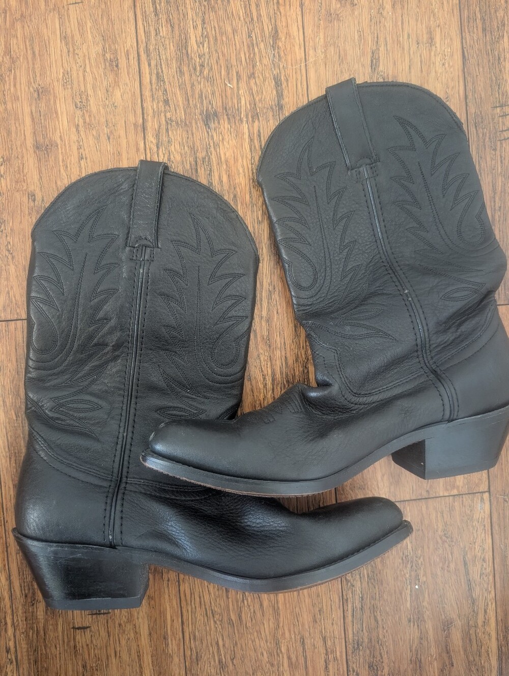 Vintage  Black Durango Western Cowboy Boots